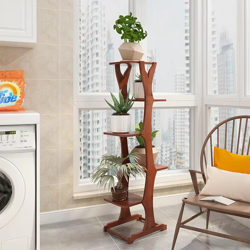 Sustainable Living Is - Rak Tanaman Bambu Gaya Modern Ruang