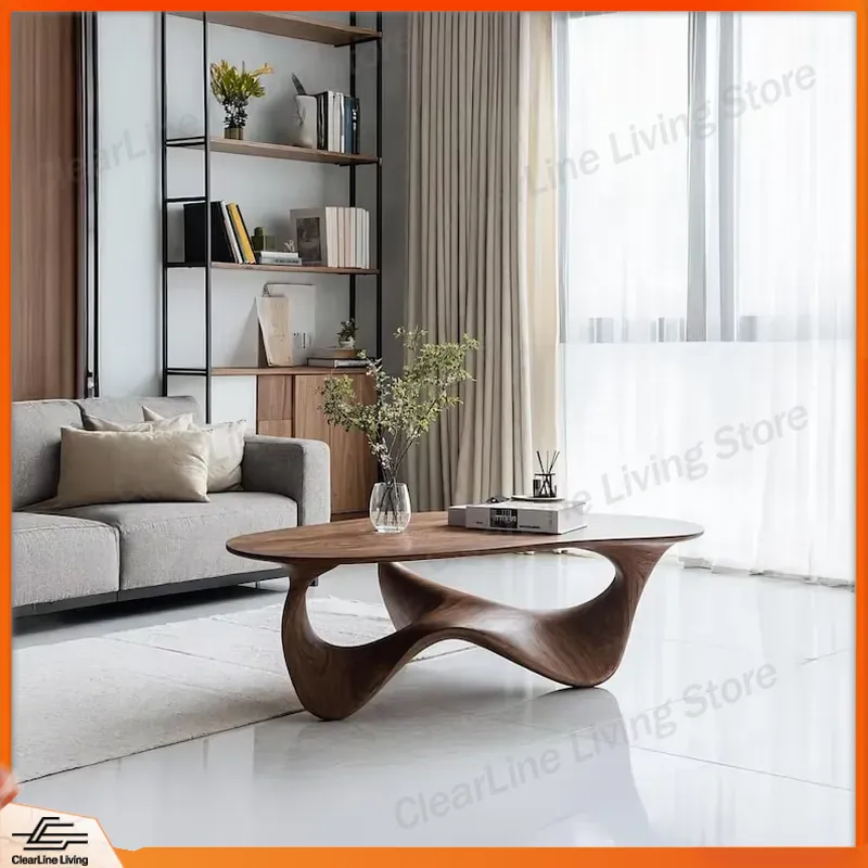 Meja Kopi Kayu Solid Modern, A - Sustainable Living Home ulasan dan harga