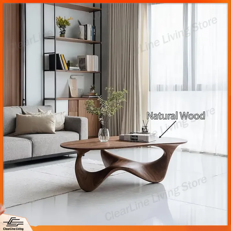 Meja Kopi Kayu Solid Modern, A - Sustainable Living Home ulasan dan harga